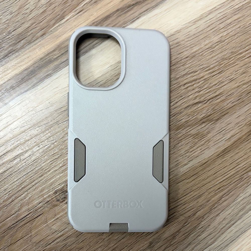 OtterBox Phone Case in Light Gray and Taupe Accent iPhone 17